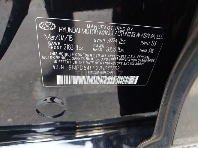 Hyundai Elantra 2018, 126,000 km - 2.0 л - Bakı