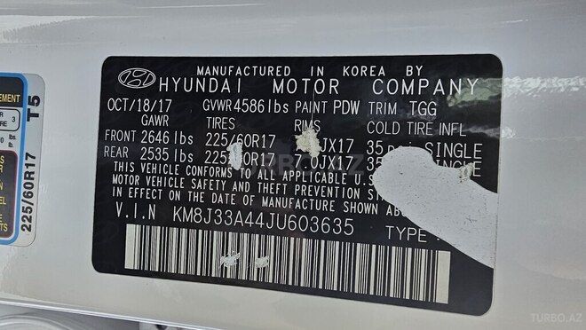 Hyundai Tucson 2017, 179,000 km - 2.0 l - Gəncə