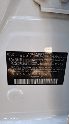 Hyundai Elantra 2018, 101,000 km - 2.0 л - Bakı