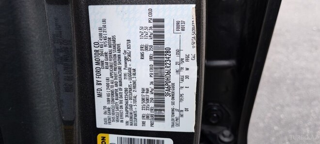Ford Fusion (North America) 2020, 237,200 km - 1.5 l - Bakı
