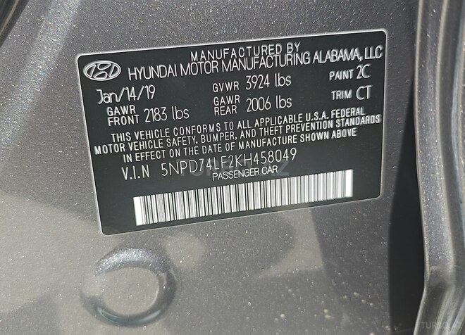 Hyundai Elantra 2019, 108,000 km - 2.0 l - Bakı