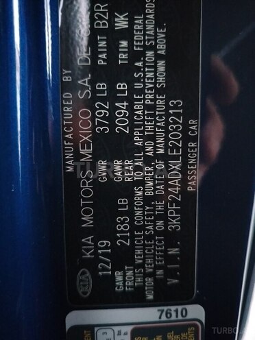 Kia Forte 2019, 167,983 km - 2.0 l - Bakı
