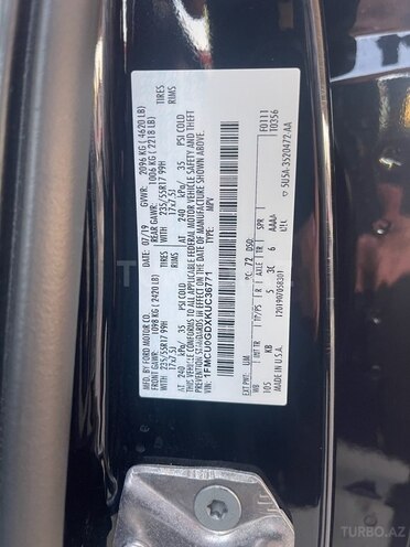 Ford Escape 2019, 98,000 km - 1.5 l - Bakı