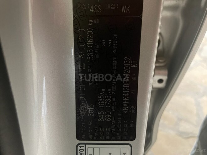 Kia K3 2015, 154,000 km - 1.6 l - Tovuz