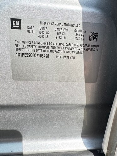 Chevrolet Cruze 2011, 173,234 km - 1.4 л - Bakı