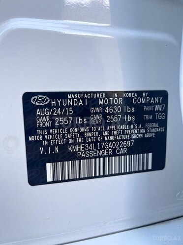 Hyundai Sonata 2016, 151,000 km - 2.0 l - Bakı