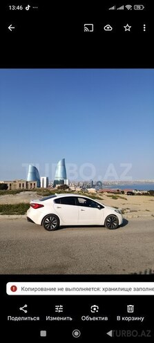 Kia K3 2014, 279,000 km - 1.6 l - Bakı