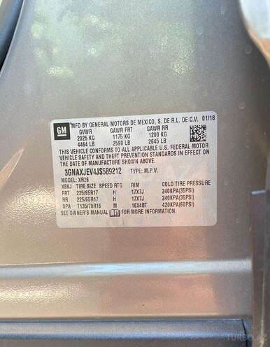 Chevrolet Equinox 2018, 127,000 km - 1.5 л - Tovuz