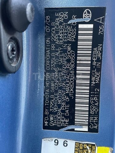 Toyota Prius 2008, 339,921 km - 1.5 l - Bakı