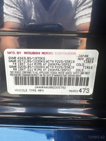 Mitsubishi Outlander Sport 2010, 297,729 km - 2.0 l - Bakı