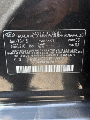 Hyundai Elantra 2015, 111,000 km - 1.8 l - Bakı