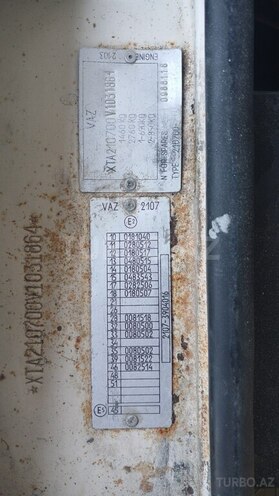 LADA (VAZ) 2107 1997, 122,528 km - 1.5 л - Ağsu