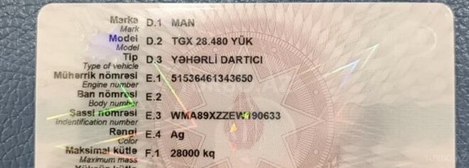 MAN TGA 18.480 2013, 970,000 km - 1.3 л - Kürdəmir