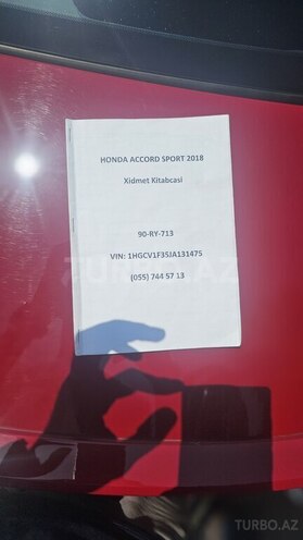 Honda Accord 2018, 163,716 km - 1.5 l - Bakı