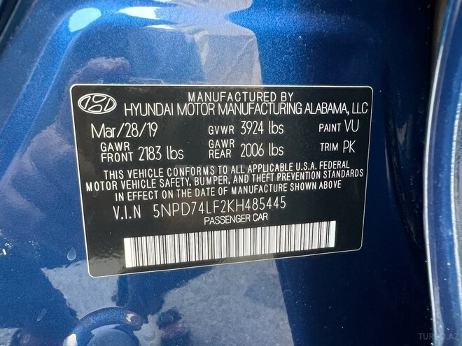 Hyundai Elantra 2019, 108,800 km - 2.0 l - Bakı