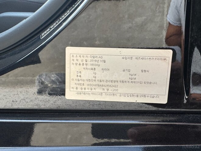 Mercedes C 200 2019, 93,000 km - 2.0 л - Bakı