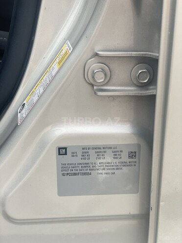 Chevrolet Cruze 2016, 162,000 km - 1.4 л - Bakı