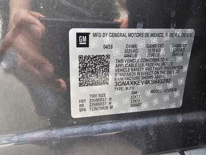 Chevrolet Equinox 2019, 63,300 km - 1.5 l - Bakı
