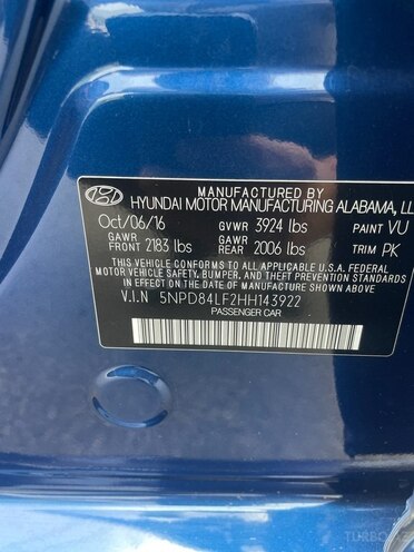 Hyundai Elantra 2017, 247,839 km - 2.0 л - Şəki