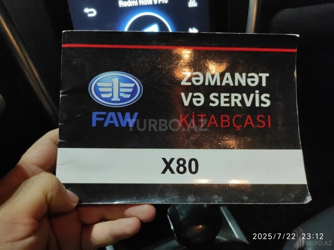 FAW Besturn X80 2020, 85,000 km - 2.0 l - Bakı
