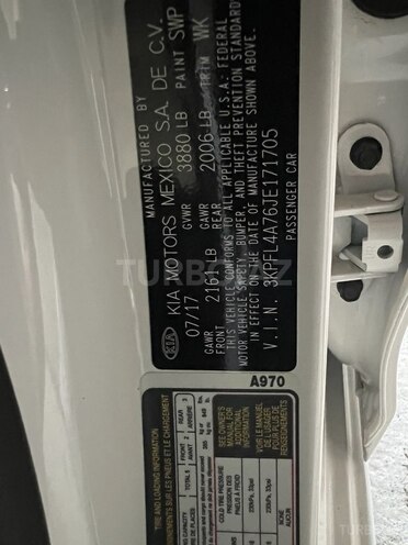 Kia Forte 2017, 83,500 km - 2.0 l - Bakı
