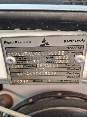 Renault Tondar 2012, 112,999 km - 1.6 l - Bakı