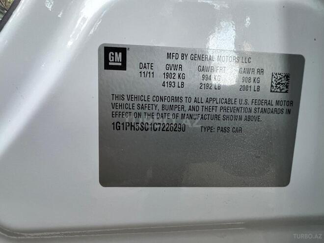 Chevrolet Cruze 2012, 229,000 km - 1.4 l - Bakı