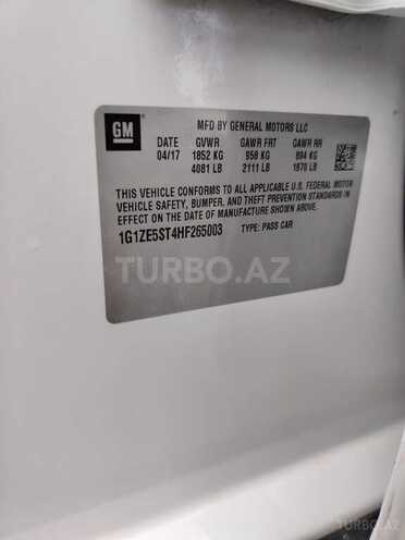 Chevrolet Malibu 2017, 148,523 km - 1.5 l - Tovuz