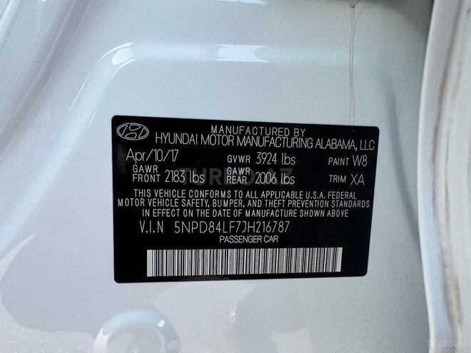 Hyundai Elantra 2017, 93,583 km - 2.0 л - Bakı