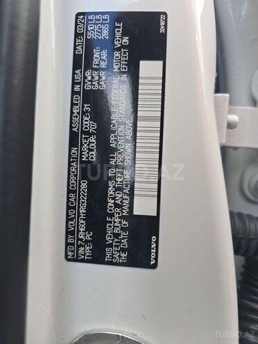 Volvo S60 2025, 56,625 km - 2.0 l - Bakı