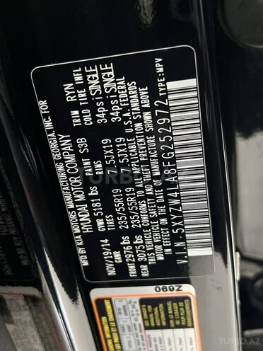 Hyundai Santa Fe 2014, 255,886 km - 2.0 l - Bakı