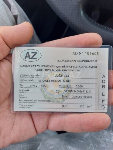 Renault Megane 2006, 350,000 km - 1.9 л - Gəncə