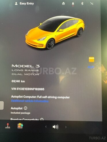 Tesla Model 3 2022, 69,000 km - 0.0 l - Bakı