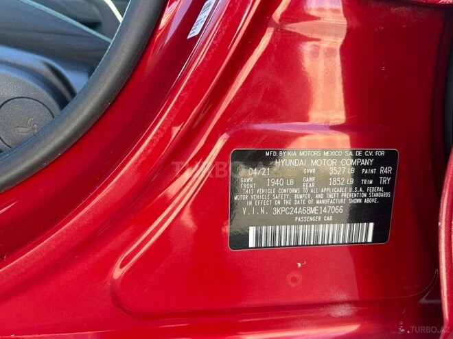 Hyundai Accent 2021, 96,722 km - 1.6 л - Bakı