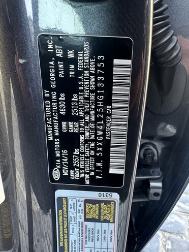 Kia Optima 2016, 103,000 km - 2.0 л - Bakı