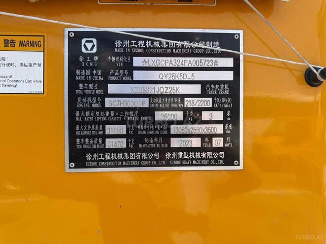 XCMG  2023, 4,600 km - 9.0 l - Bakı