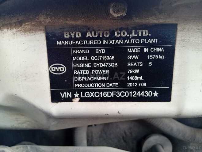 BYD F3 2012, 190,000 km - 1.5 l - Neftçala