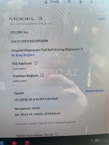 Tesla Model 3 2020, 170,000 km - 0.0 l - Bakı
