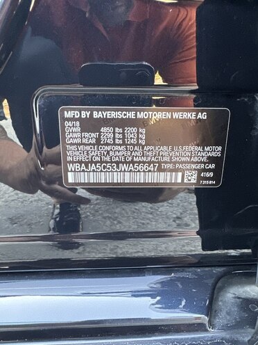 BMW 530 2018, 170,000 km - 2.0 л - Bakı