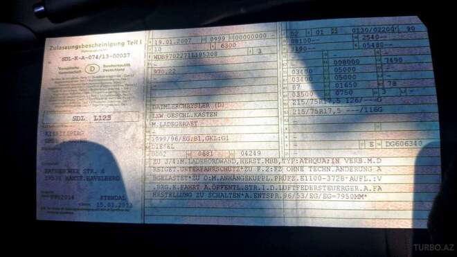 Mercedes Atego 818 2007, 284,000 km - 4.3 л - Bakı