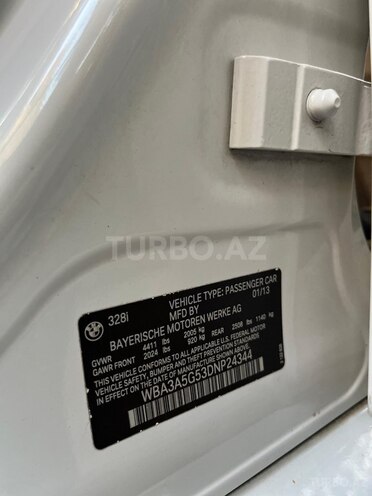 BMW 328 2013, 275,000 km - 2.0 l - Bakı