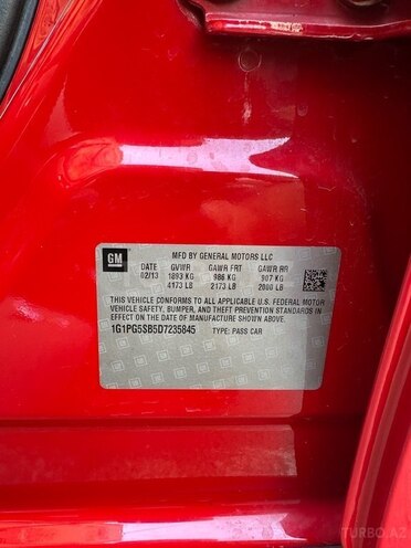 Chevrolet Cruze 2013, 224,000 km - 1.4 л - Bakı