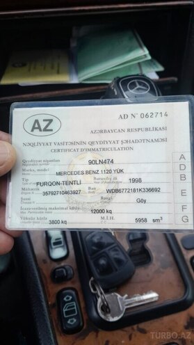 Mercedes Atego 814 1998, 500,000 km - 6.0 l - Astara