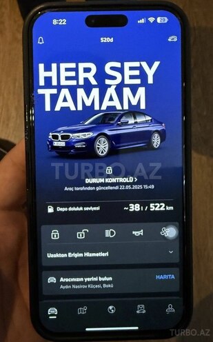 BMW 520 2017, 173,000 km - 2.0 l - Bakı