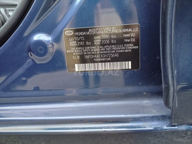 Hyundai Elantra 2015, 159,325 km - 1.8 л - Bakı