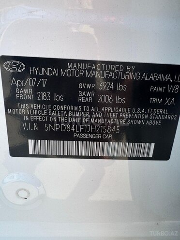 Hyundai Elantra 2017, 42,000 km - 2.0 l - Bakı