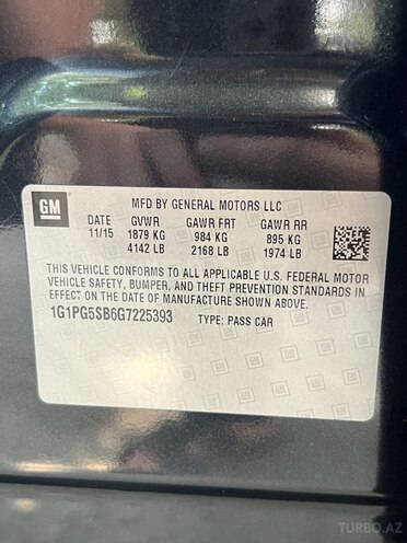 Chevrolet Cruze 2015, 158,000 km - 1.4 л - Gəncə