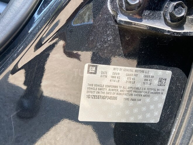 Chevrolet Malibu 2016, 273,588 km - 1.5 л - Sumqayıt