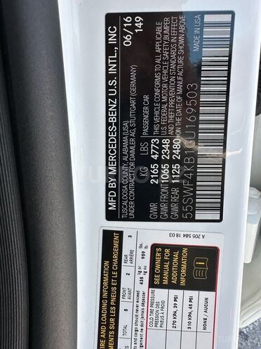 Mercedes C 300 2016, 227,496 km - 2.0 l - Bakı