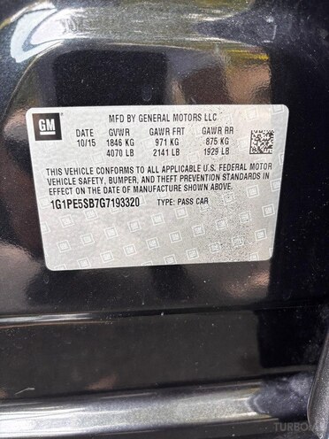 Chevrolet Cruze 2015, 218,403 km - 1.4 l - Mingəçevir
